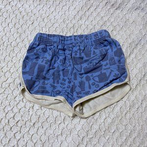 Winter Water Factory French Terry Shorts Garden Tools Blue 6